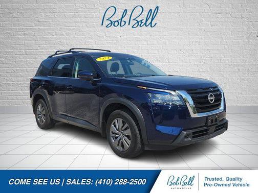 Deep Ocean Blue Pearl 2024 Nissan Pathfinder SV 4WD