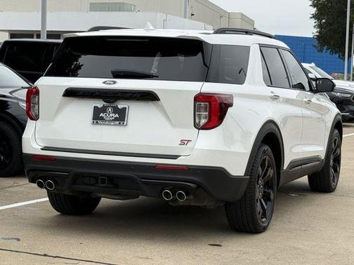 Star White Metallic Tri-Coat 2023 Ford Explorer ST