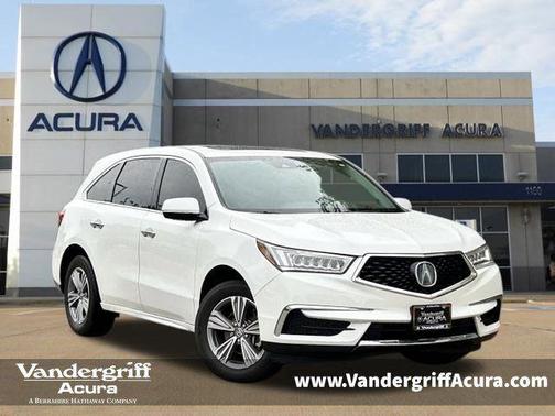 Platinum White Pearl 2020 Acura MDX 3.5L