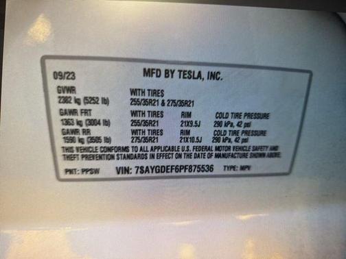 Pearl White Multi-Coat 2023 Tesla Model Y Performance Dual Motor All-Wheel Drive