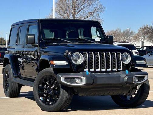 Black Clearcoat 2023 Jeep Wrangler 4xe Sahara