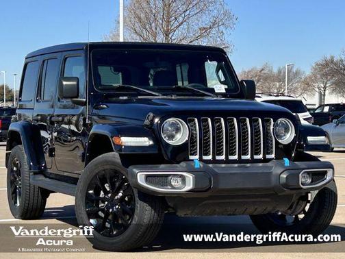 Black Clearcoat 2023 Jeep Wrangler 4xe Sahara