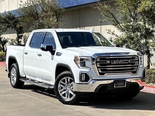 Summit White 2021 GMC Sierra 1500 SLT