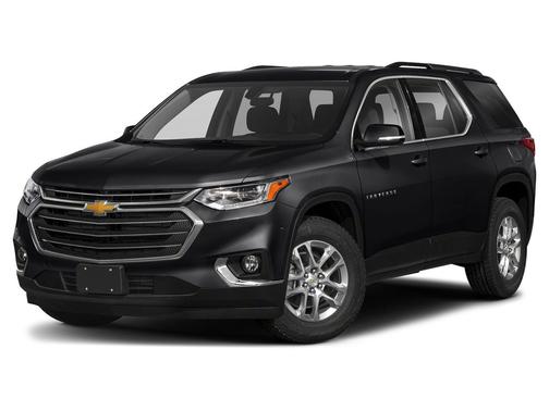 Mosaic Black Metallic 2021 Chevrolet Traverse LT Cloth