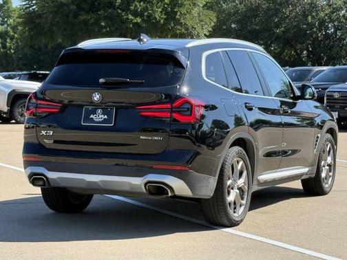 Jet Black 2022 BMW X3 sDrive30i