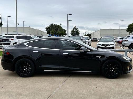 Solid Black 2017 Tesla Model S 90D