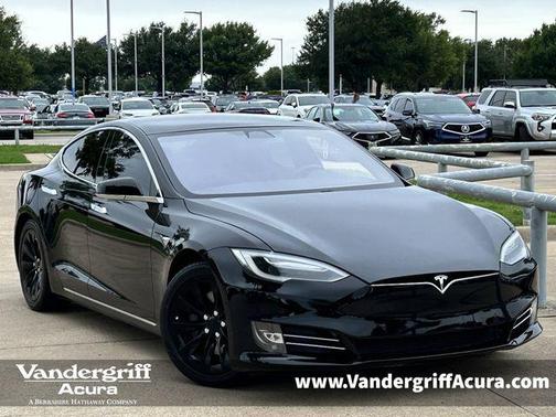 Solid Black 2017 Tesla Model S 90D