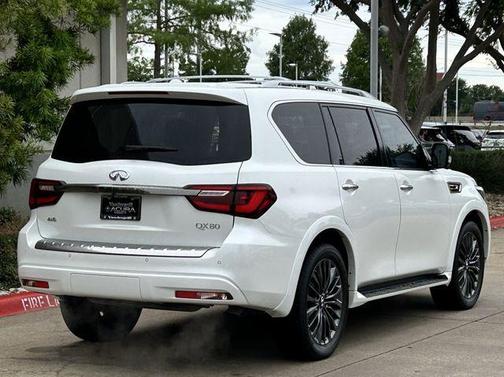 Moonstone White 2024 INFINITI QX80 SENSORY AWD