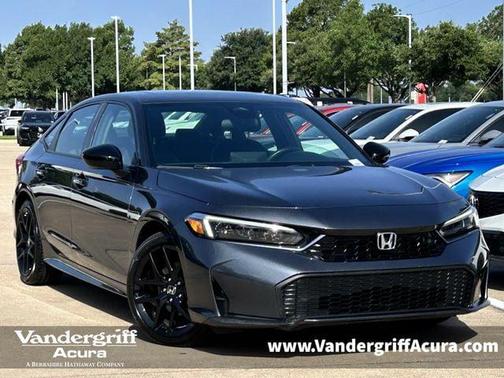 Crystal Black Pearl 2025 Honda Civic Hybrid Sport