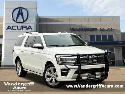 Star White Metallic Tri-Coat 2023 Ford Expedition Max Platinum