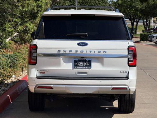 Star White Metallic Tri-Coat 2023 Ford Expedition Max Platinum