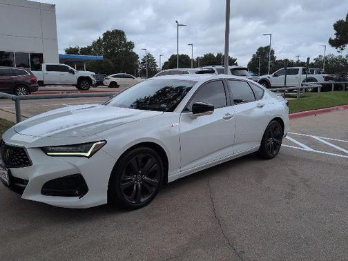 Platinum White Pearl 2023 Acura TLX A-Spec