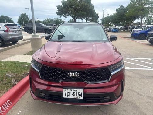 Passion Red Tintcoat 2021 Kia Sorento SX