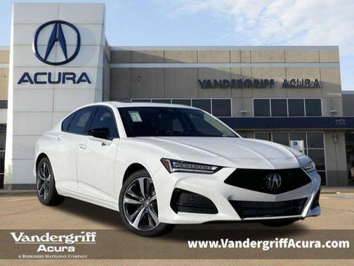 Platinum White Pearl 2025 Acura TLX Technology
