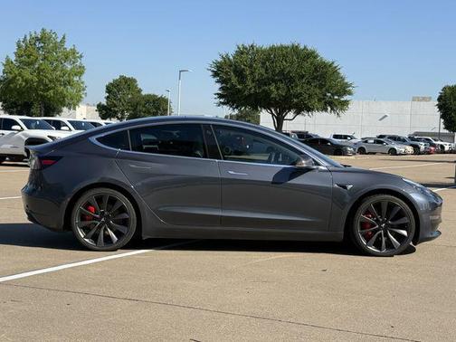 Midnight Silver Metallic 2020 Tesla Model 3 Performance