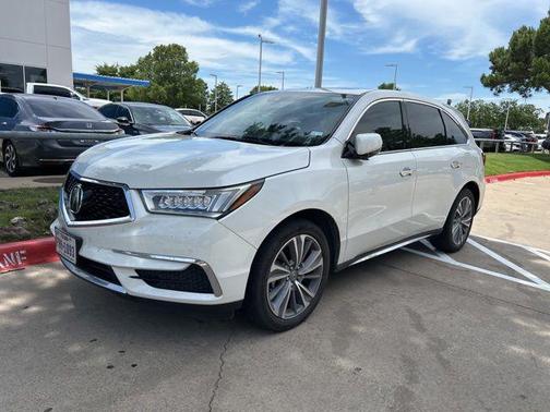White Diamond Pearl 2018 Acura MDX 3.5L