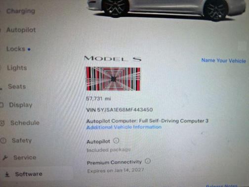 Pearl White Multi-Coat 2021 Tesla Model S Plaid