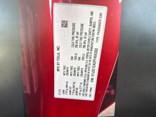 Red Multi-Coat 2023 Tesla Model 3 Standard Range