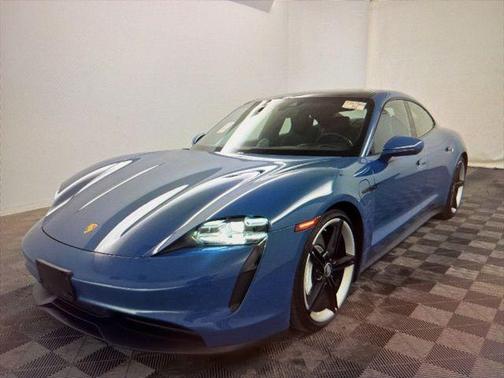 Neptune Blue 2021 Porsche Taycan 4S