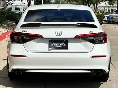 Platinum White Pearl 2024 Honda Civic Si Base
