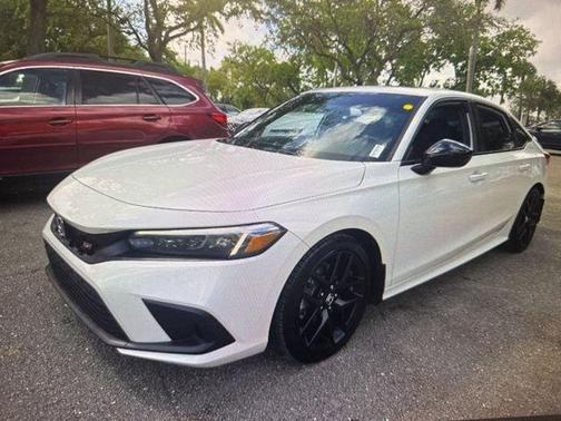 Platinum White Pearl 2024 Honda Civic Si Base
