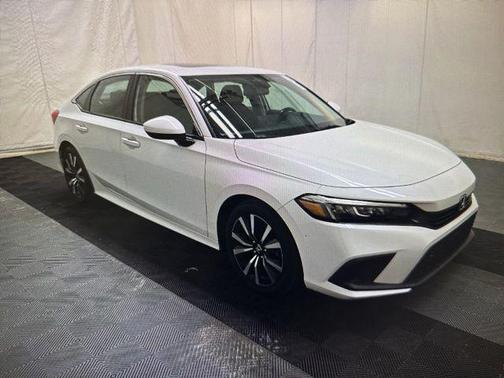 Platinum White Pearl 2022 Honda Civic EX