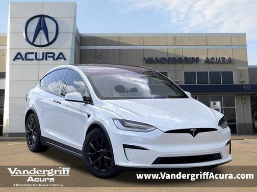 Pearl White Multi-Coat 2022 Tesla Model X Dual Motor All-Wheel Drive