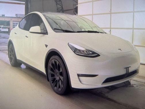 Pearl White Multi-Coat 2021 Tesla Model Y Long Range Dual Motor All-Wheel Drive