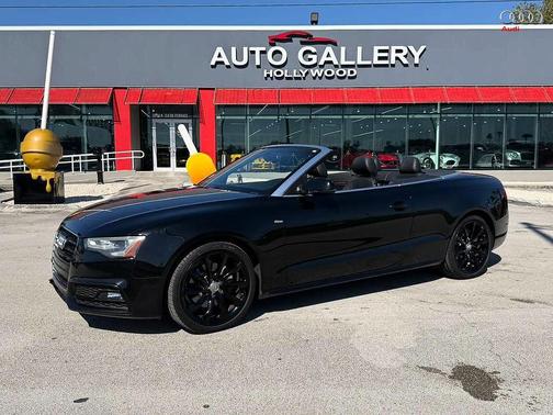 Brilliant Black/Black Roof 2015 Audi A5 2.0T Premium Plus