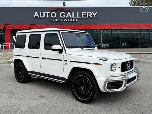 White 2019 Mercedes-Benz AMG G 63 4MATIC