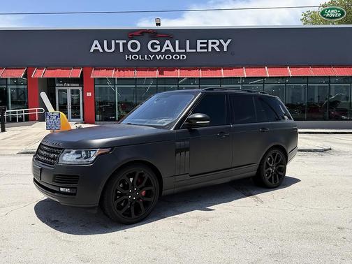 Black 2016 Land Rover Range Rover 3.0L Supercharged HSE