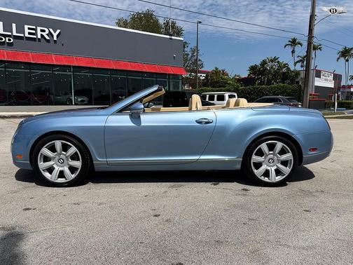 Blue 2008 Bentley Continental GT Base