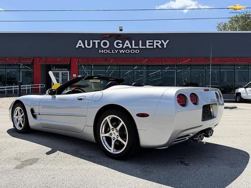 Silver 2002 Chevrolet Corvette Base