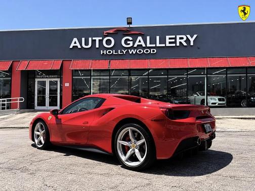 Red 2018 Ferrari 488 Spider Base