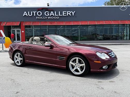 Red 2007 Mercedes-Benz SL-Class 5.5L V8