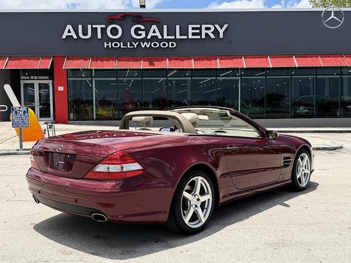 Red 2007 Mercedes-Benz SL-Class 5.5L V8