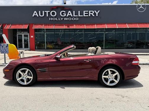 Red 2007 Mercedes-Benz SL-Class 5.5L V8
