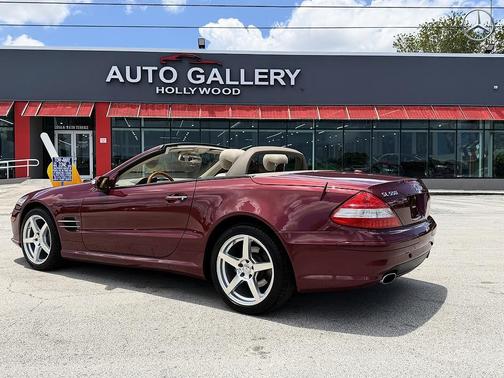 Red 2007 Mercedes-Benz SL-Class 5.5L V8
