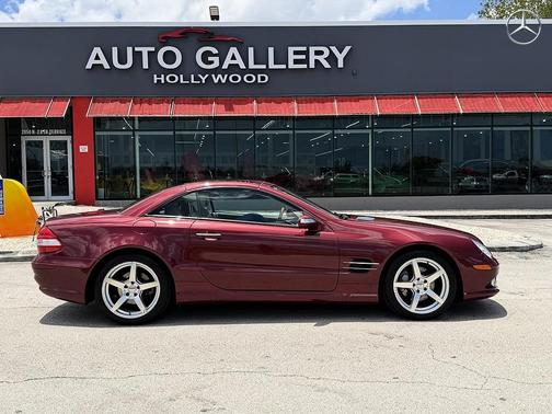 Red 2007 Mercedes-Benz SL-Class 5.5L V8
