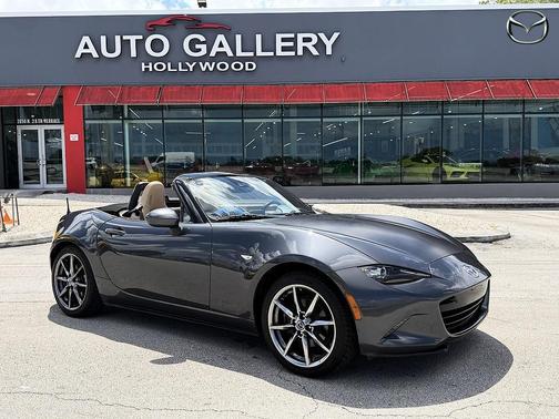 Pewter 2016 Mazda MX-5 Miata Grand Touring