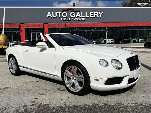 Ghost White Pearlescent 2013 Bentley Continental GTC V8