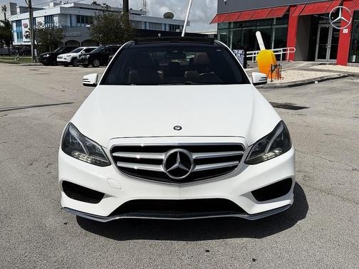 White 2015 Mercedes-Benz E-Class Sport