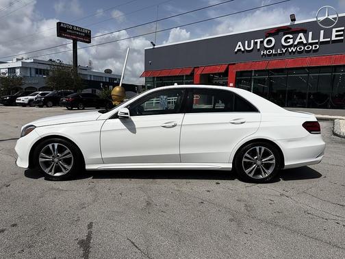 White 2015 Mercedes-Benz E-Class Sport