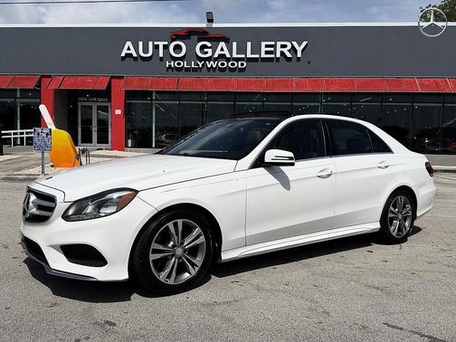 White 2015 Mercedes-Benz E-Class Sport