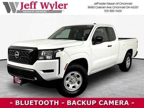 Glacier White 2022 Nissan Frontier S