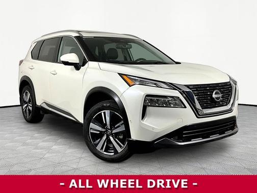 White 2023 Nissan Rogue SL