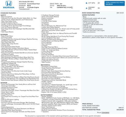 2014 Honda CR-V EX-L
