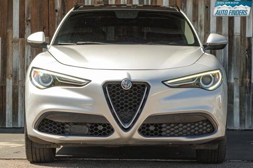 Silverstone Gray Metallic 2018 Alfa Romeo Stelvio Sport
