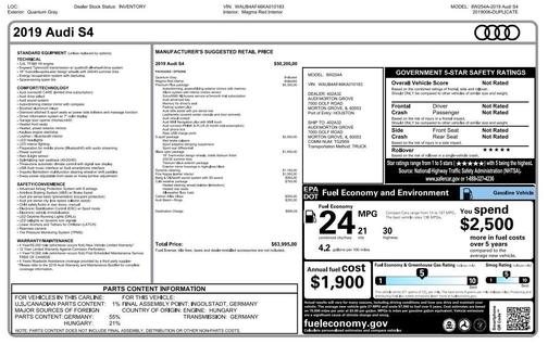 2019 Audi S4 Premium Plus