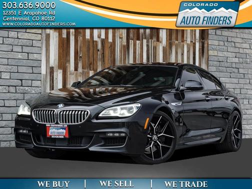Black 2018 BMW 650 650xi Gran Coupe